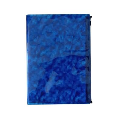 China New Arrival Diary Diary PVC Coating Zipper Bag Multifunctional Transparent Waterproof Notebook for sale