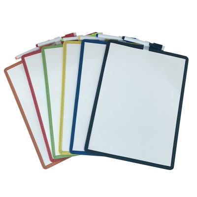 China Custom Magnetic Dry Erase Board Message Board A4 Easy To Write With Marker Pen Whiteboard for sale