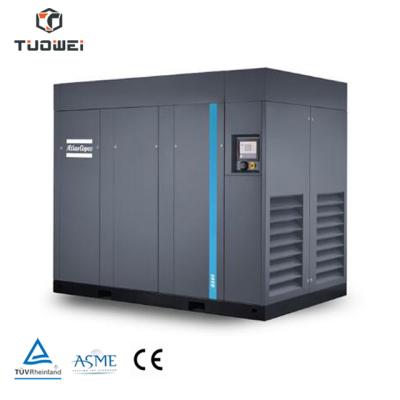 China 37kw lubricated screw air compressor for sale