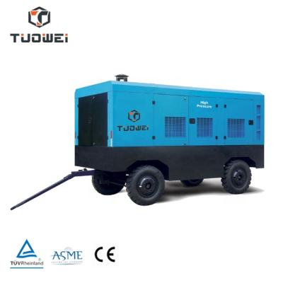 China Lubricated Diesel Engine 25bar 220V High Pressure Portable Air Compressor for sale