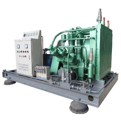 China Tuowei Air Compressor Machinery 4 Stages Compression 100 Bar Piston Lubricated High Pressure Air Compressor for sale