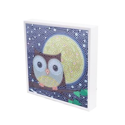 China Room decoration sunloop crafts latest design hot selling owl design kids diamond painting for sale