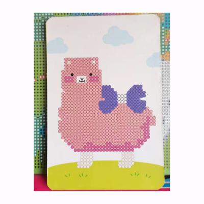 China Baby KOREAN Cute Sheep Pattern 10x15cm Easy Making Diy Crystal Cards For Kids for sale