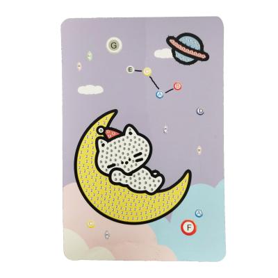 China 10x15cm KOREAN 2022 new cartoon diamond children's collection painting cards for sale