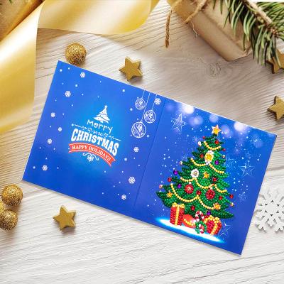 China Europe 5d Paper Crafts Diamond Diy Greeting Cards For Christmas for sale