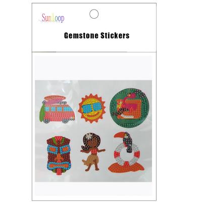 China Make fun toys customized gemstone sticker diy kit for kids for sale