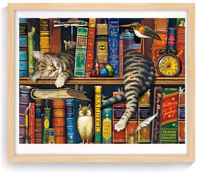 China New Fashionable Classical/Postmodern Cat Picture Arts Sunloop Hobby Diy Diamond Painting for sale