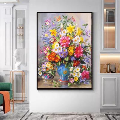 China Supply Classic Diamond Factory Yiwu Painting Flowers for sale