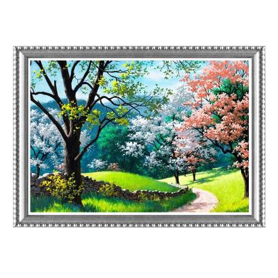 China Europe Landscape Pictures Mosaic Cross House Stitch Diamond Embroidery Scenery Diamond Painting Full Square for sale