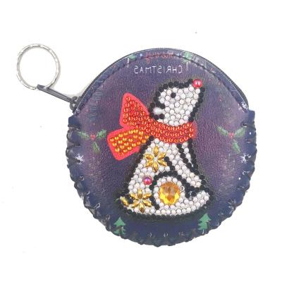 China Diy Beading New Arrival Christmas Design DIY Diamond Painting Coin Wallet for sale