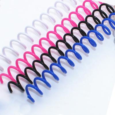 China Binding Loose-Leaf Notebook NanBo PVC Spiral Coil, PVC Spiral Wire, Plastic Spiral Ring for sale