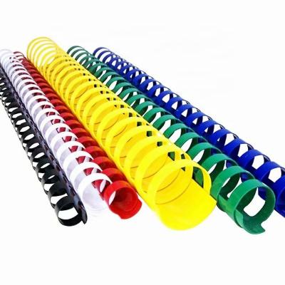 China NanBo Round Or Oval Ring Comb Colorful Plastic Plastic Binder Of NanBo Book And Notebook Binding Materials for sale