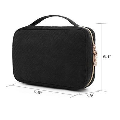 China Custom Hot Sale Custom Wholesale Durable Cosmetic Bag Fashion Toiletry Makeup Jewelry Travel Organizer for sale