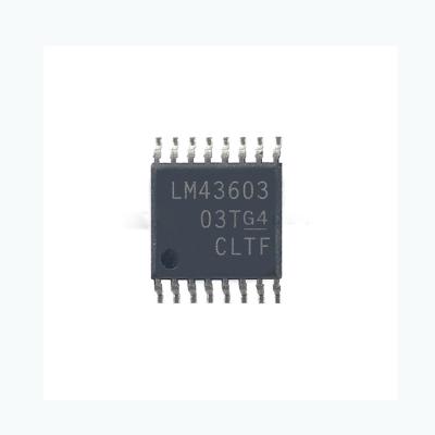 China 100% New New LM43603PWPR HTSSOP16 Original Package Microcontroller for sale