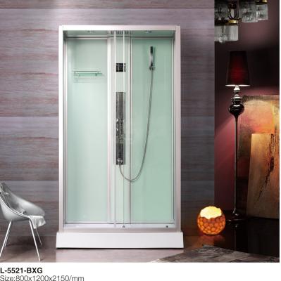 China Modern 800x1200 Rectangle Enclose Shower Cabin For Mobile Home for sale