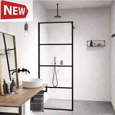 China Modern Seamless Tempered Glass Walk In Showers Shower Doors For Sale for sale