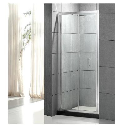 China Modern Folding Sliding Aluminum Bi-Fold Shower Door Shower Screen Shower Enclosure 85*85mm for sale