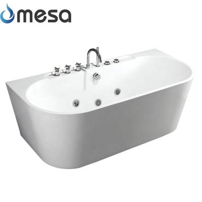 China Modern Cheap Single Freestanding Portable Whirlpool Massage Double Bathtubs Hydraulic Bathtubs for sale