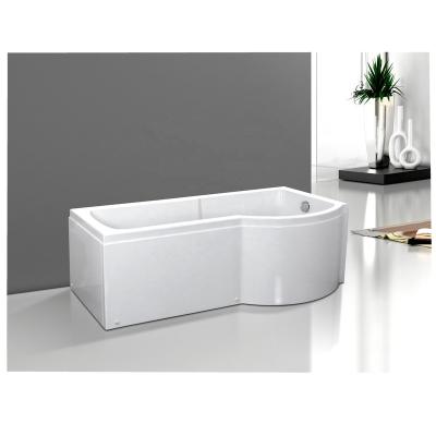 China Modern B Shape P Shape Shower Bathtub Curved Bathtub Front Panel for sale