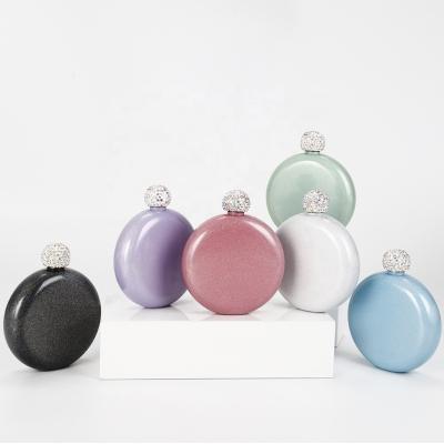 China Wholesale Custom Colorful Tools Portable Bar Spikes Round Stainless Steel Hip Flask for sale