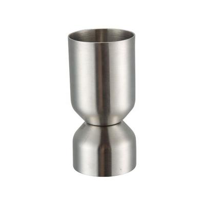 China Viable Factory Direct High Quality Small Stainless Steel 25/50ml Cocktail Measuring Cup Double Measure For Bar Tools for sale