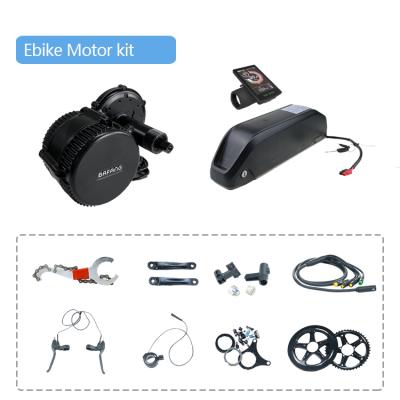 China Two Mid Series Bafang BBS01B 36V 350W Drive Motor With Battery E Bike Conversion Kit for sale