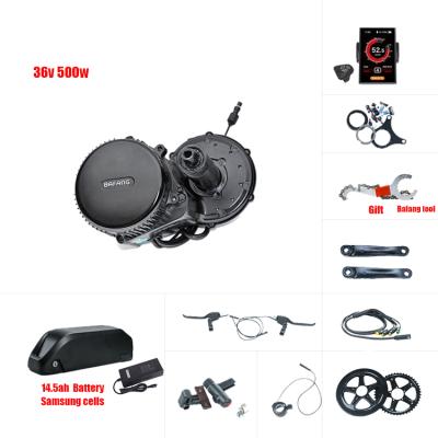 China Ebike/e bike/electric bike/professional electric bicycle/mountain bike DIY Bafang 36V 500W motor kit with 14.5Ah battery electric bicycle motor kit for sale