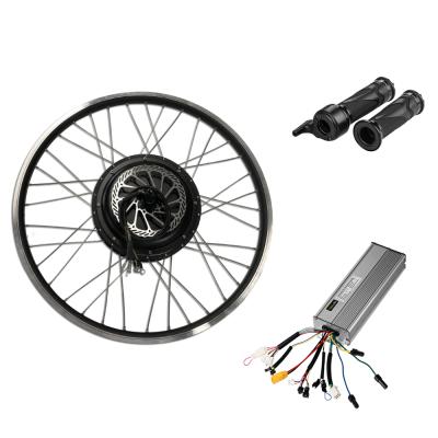 China Two Series Brushless Ebike Conversion Kit 1000w motor 1500w ebike kit hub motor with battery à venda