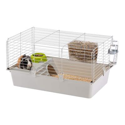 China Breathable Metal Guinea Pig Cage Wholesale For Small Animals Include All Accessories for sale