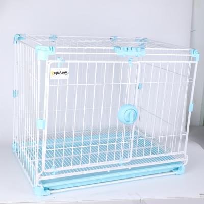 China Pupihom Sustainable Metal Dog Kennel With Door For Indoor Or Outdoor Use For Dogs Cats And Small Animals for sale