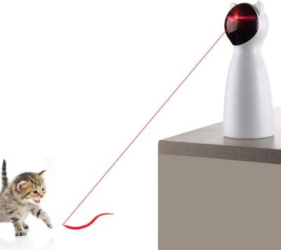 China Viable Laser Toy Automatic Interactive Toy for Kitten/Dogs - USB Charging Setting High, 5 Random Pattern Auto On/Off & Silent for sale