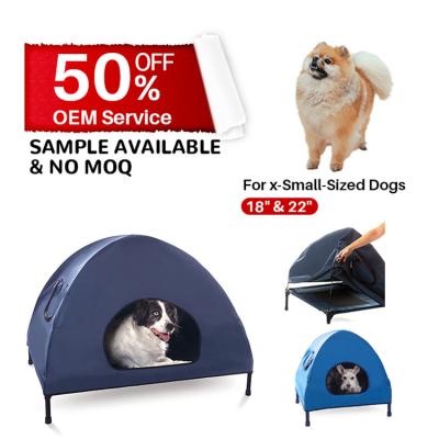 China Tool Free Assembly Viable Pet Tent with Foldable Cove Dog Beds Washable for Indoor Outdoor and Travel for Japanese Fox Terrier Chin for sale