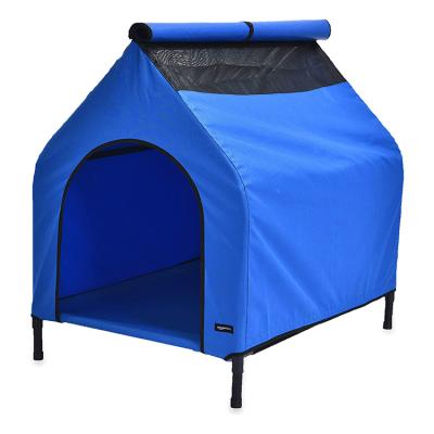 China Portable Durable High Foldable Pet Tent Dog Beds Popular For Indoor And Outdoor Small Pet for sale