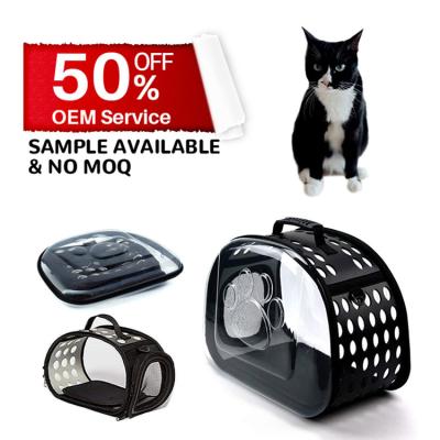 China Sustainable Pet Carrier Package Space Capsule Transparent Bags For Cats Travel Raising Outdoor Use Portable Walking Crates For Animals for sale