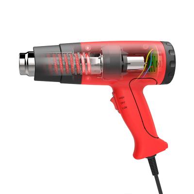 China HG3320ES 2000W Adjustable Temperature Making Digital LCD Display Professional Heat Gun For Shrink Wrapping for sale