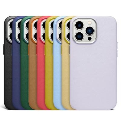 China ONEGIF High Quality Shockproof PU Leather Cell Phone Case Cover For iPhone 13 14 pro Max Phone Case Cover Leather for sale