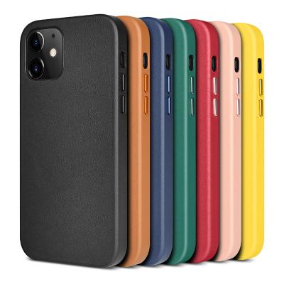 China PULOKA Leather Back Cover Shockproof Luxury Mobile Phone Case For iPhone 12 Case 11 13 Pro Max Cellphone Phone Case Cover for sale