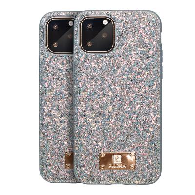 China PULOKA Girl Women Shockproof Custom Luxury Ladies Glitter Bling Phone Case For Iphone X XR XS 11 Max for sale