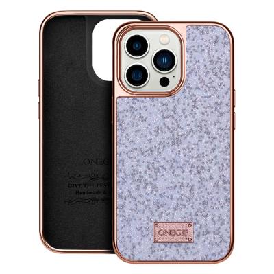 China ONEGIF Shockproof Plating Stylish Bling Glitter Phone Case For iPhone 13 14 Pro Max Glitter Case for sale