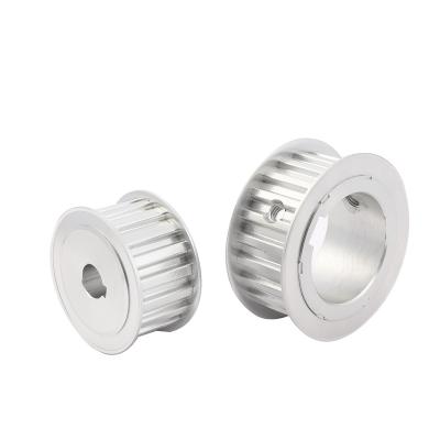 China Hotels Aluminum Htd 5m XL Mxl Trapeze Tooth Synchro Pulley Spirit 24 8mm Standard Plastic Teeth Bored Hob for sale