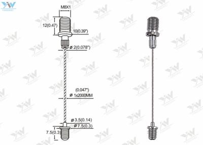 China Fast Installation Cable Hanging System Easy Installation Ultra Modern Appearance for sale