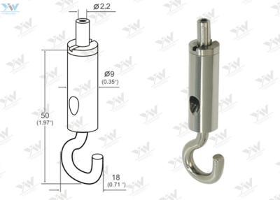 Cina Sistema autobloccante degli aerei del gancio delle pinze di presa a forma di del cavo con il bottone di rilascio insito in vendita