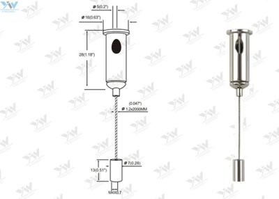 Cina Hardware di montaggio d'attaccatura regolabile dei montaggi della luce del cavo della sospensione dei corredi in vendita