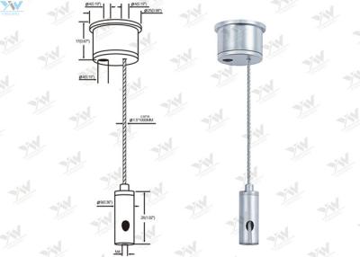 Chine Lumière d'aquarium de couleur de finissage de satin/argent montant le kit avec l'auvent de plafond à vendre