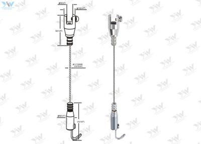 中国 芸術の表示のための航空機ケーブルの掛かるシステム/調節可能なケーブルのグリッパー 販売のため