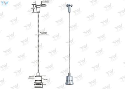 China Compact Design Cable Suspension Kits Diecast End With Ø 1.2 Mm Steel Wire for sale