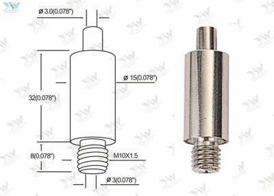 중국 Φ 15 * 32 Mm M10 외부 실을 가진 큰 크기 항공기 케이블 정착물 걸이 판매용