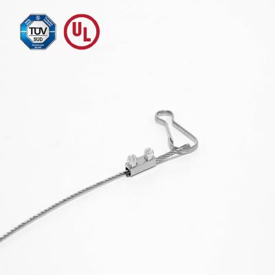 China Personalización de cuerda de alambre de acero galvanizado Sling cuerda de alambre de pulgar Carga segura de 10KG en venta