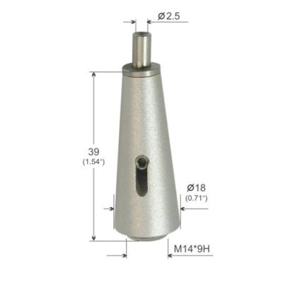 中国 M14*9Hの雄ネジのサテンの銀の表面の航空機はグリッパーYW86058をケーブルで通信する 販売のため