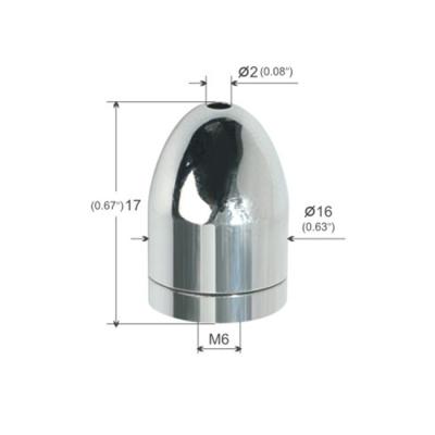 중국 크롬은 시스템 YW86254를 매달기 위한 총알 형상 천장 케이블 커플러를 도금처리했습니다 판매용